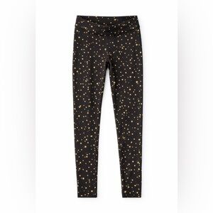 Crewcuts Black Star Print Full-Length Leggings
